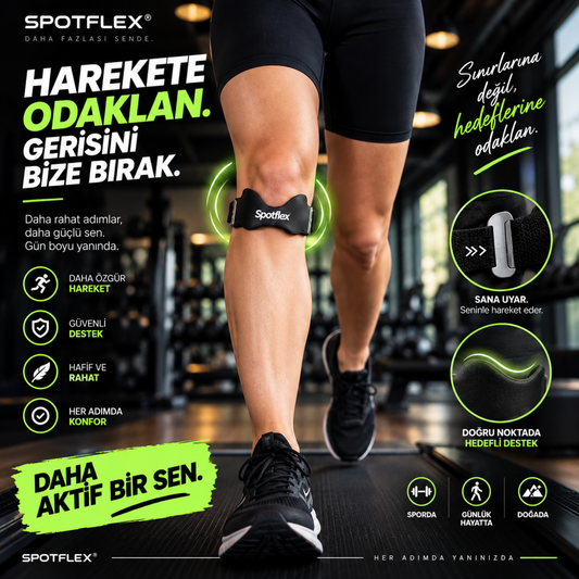 Spotflex® Ayarlanabilir Diz Destek Bandı